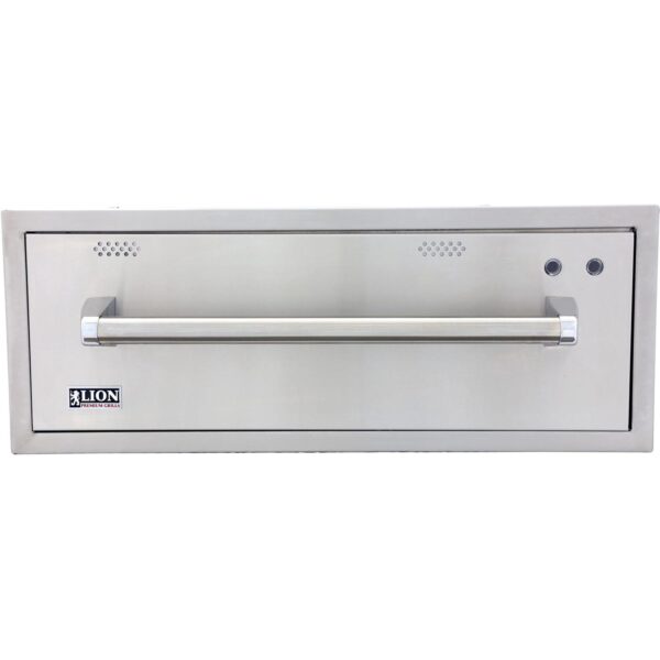 LION 30-INCH BUILT-IN ELECTRIC STAINLESS STEEL WARMING DRAWER