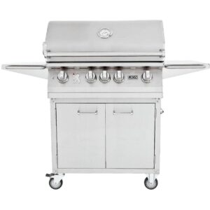 LION L75000 FREE-STANDING STAINLESS STEEL PROPANE CART GRILL