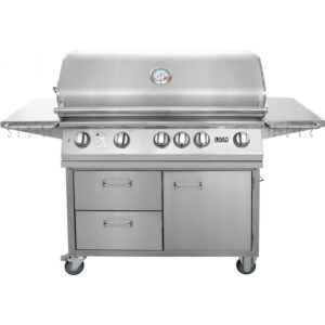 LION L90000 FREE-STANDING STAINLESS STEEL PROPANE CART GRILL